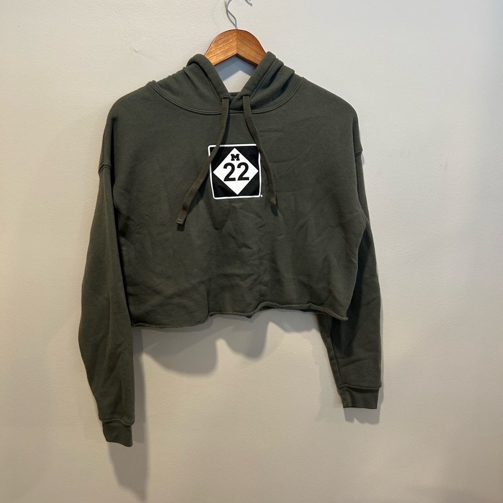 M22 cropped hoodie (S)